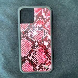 iPhone 11 Pro wildflower pink snakeskin case